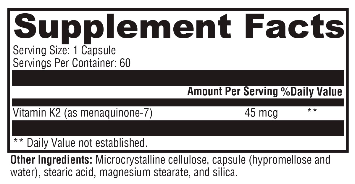 K2-45 ingredients and allergen-free formulation icons