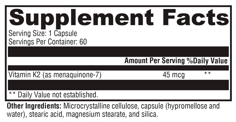 K2-45 ingredients and allergen-free formulation icons