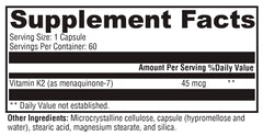 K2-45 ingredients and allergen-free formulation icons