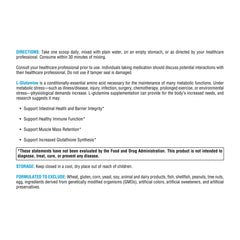 Nutrition facts and ingredients panel