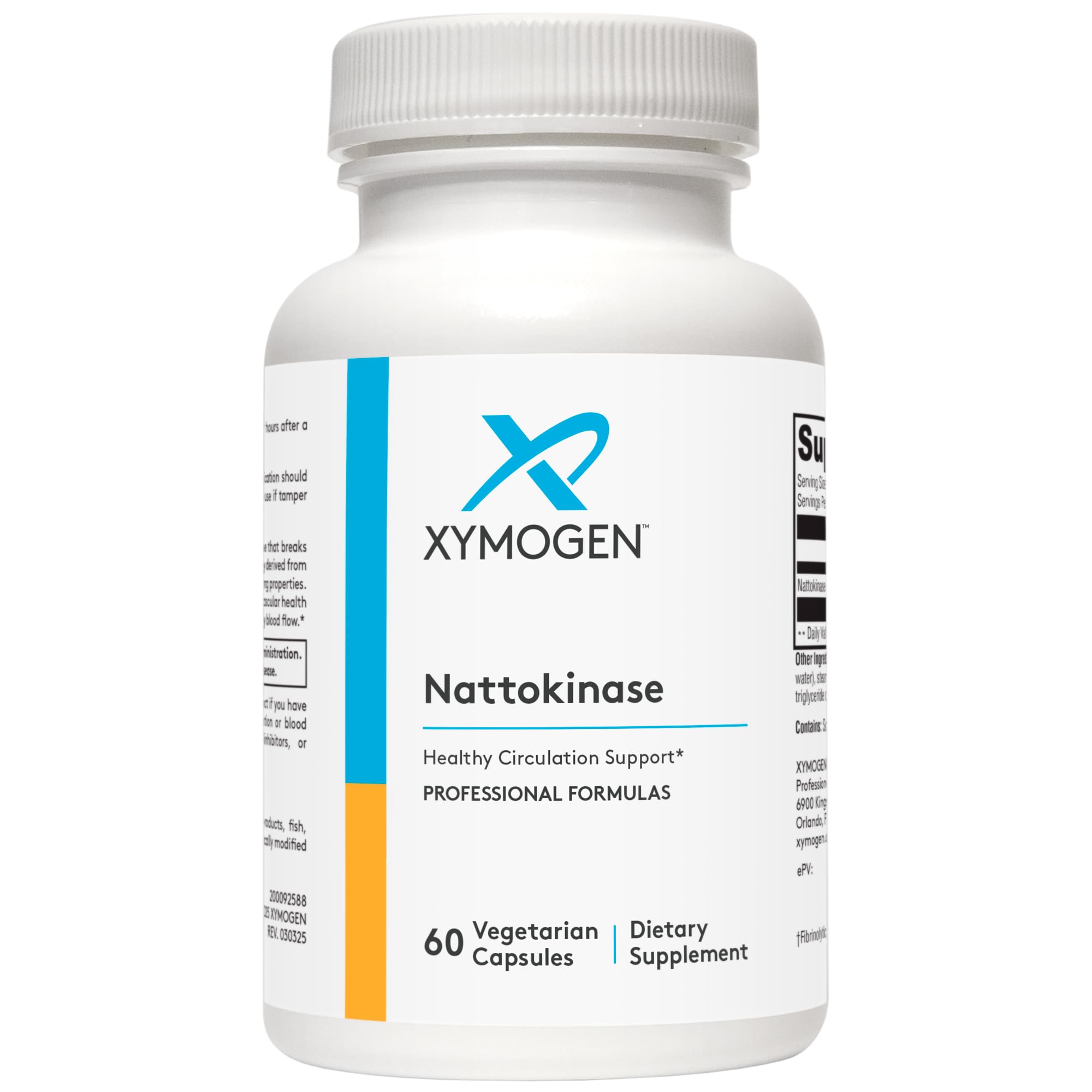 XYMOGEN Nattokinase 2000 FU bottle and packaging