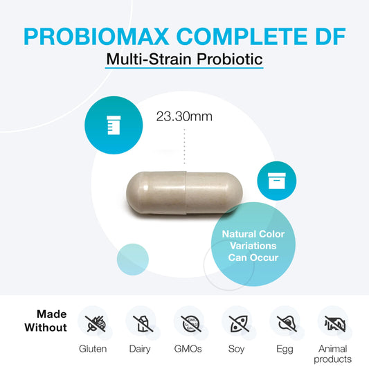 Gluten-free and dairy-free probiotic capsules