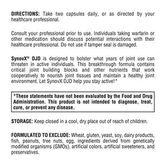 Glucosamine sulfate for joint comfort