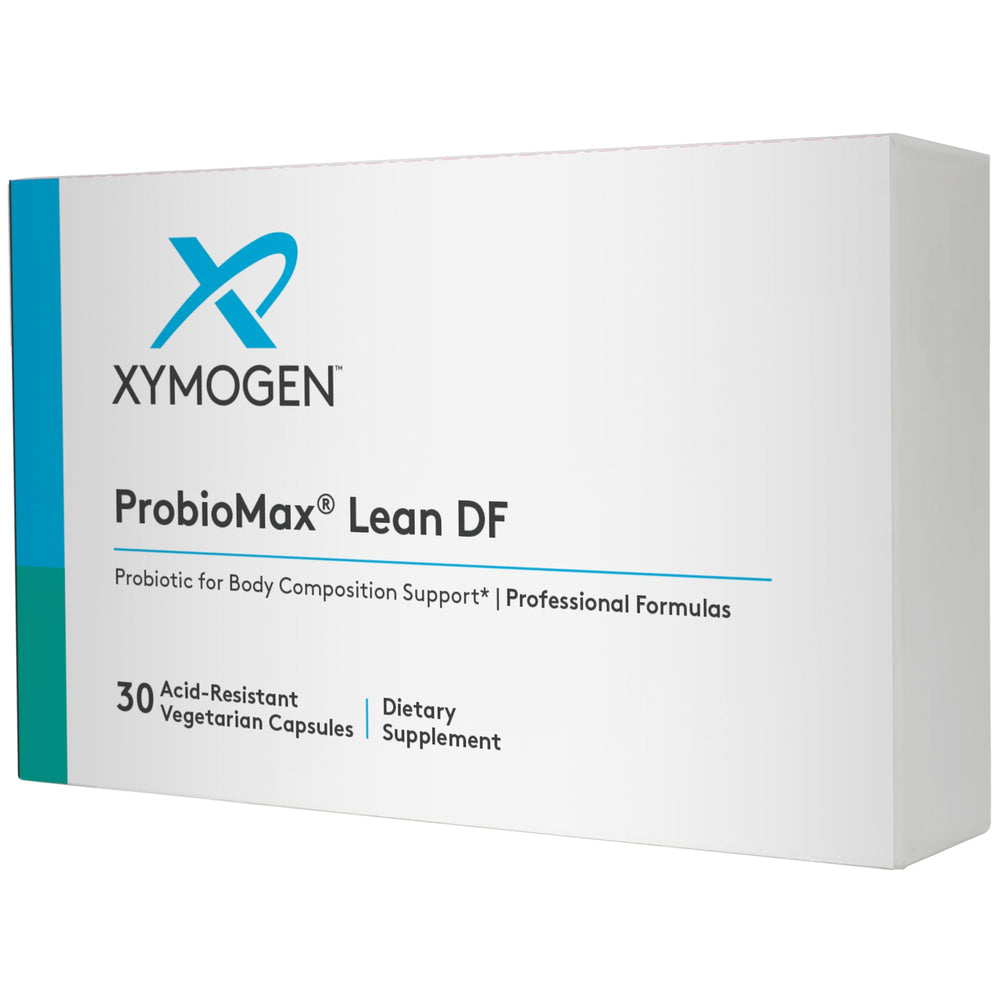 Front view of XYMOGEN ProbioMax Plus 40B product label