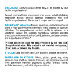 XYMOGEN ActivNutrients capsules poured for a simple daily routine.