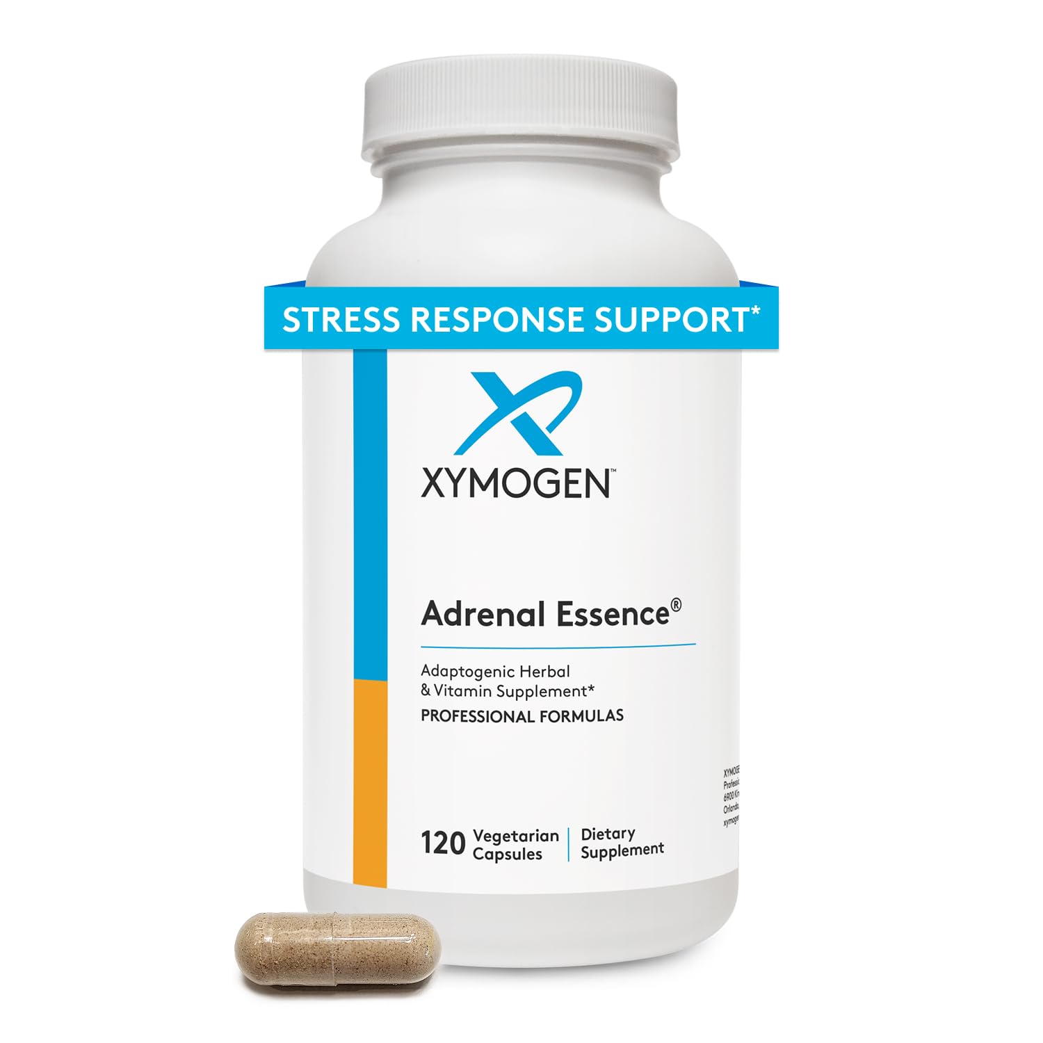 XYMOGEN Adrenal Essence bottle on white background
