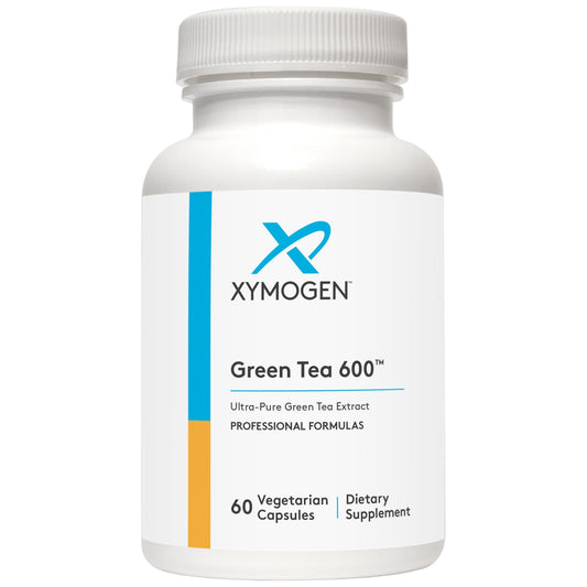 XYMOGEN Green Tea 600 bottle with label on white background