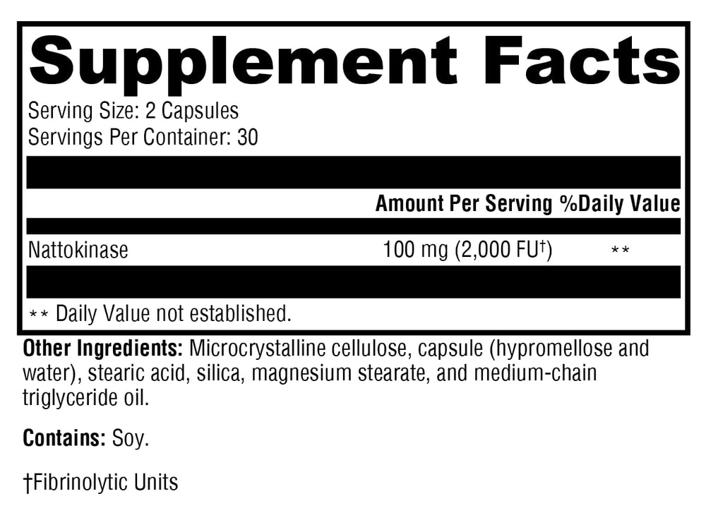 XYMOGEN nattokinase bottle beside glass of water for easy intake