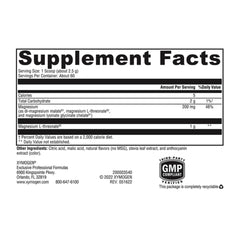 OptiMag Neuro scoop with mixed berry powder for easy daily dosing