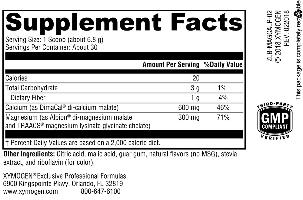 Graphic highlighting calm mood, bone and muscle support