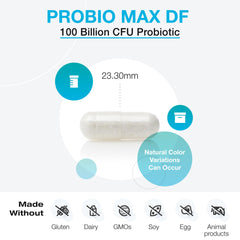 XYMOGEN ProbioMax Daily 100B blister pack protects capsules from moisture and oxygen