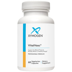 Bottle of XYMOGEN VitalVasc 60 capsules