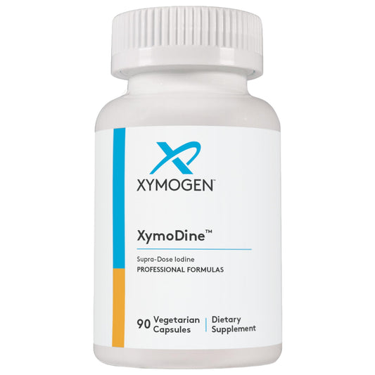 Packaging for XYMOGEN XymoDine Iodine Supplement