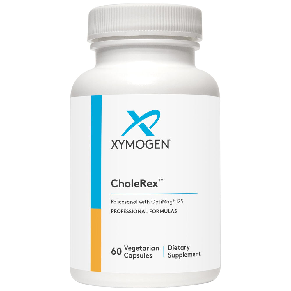XYMOGEN CholeRex Policosanol 10mg 60 capsules pack shot