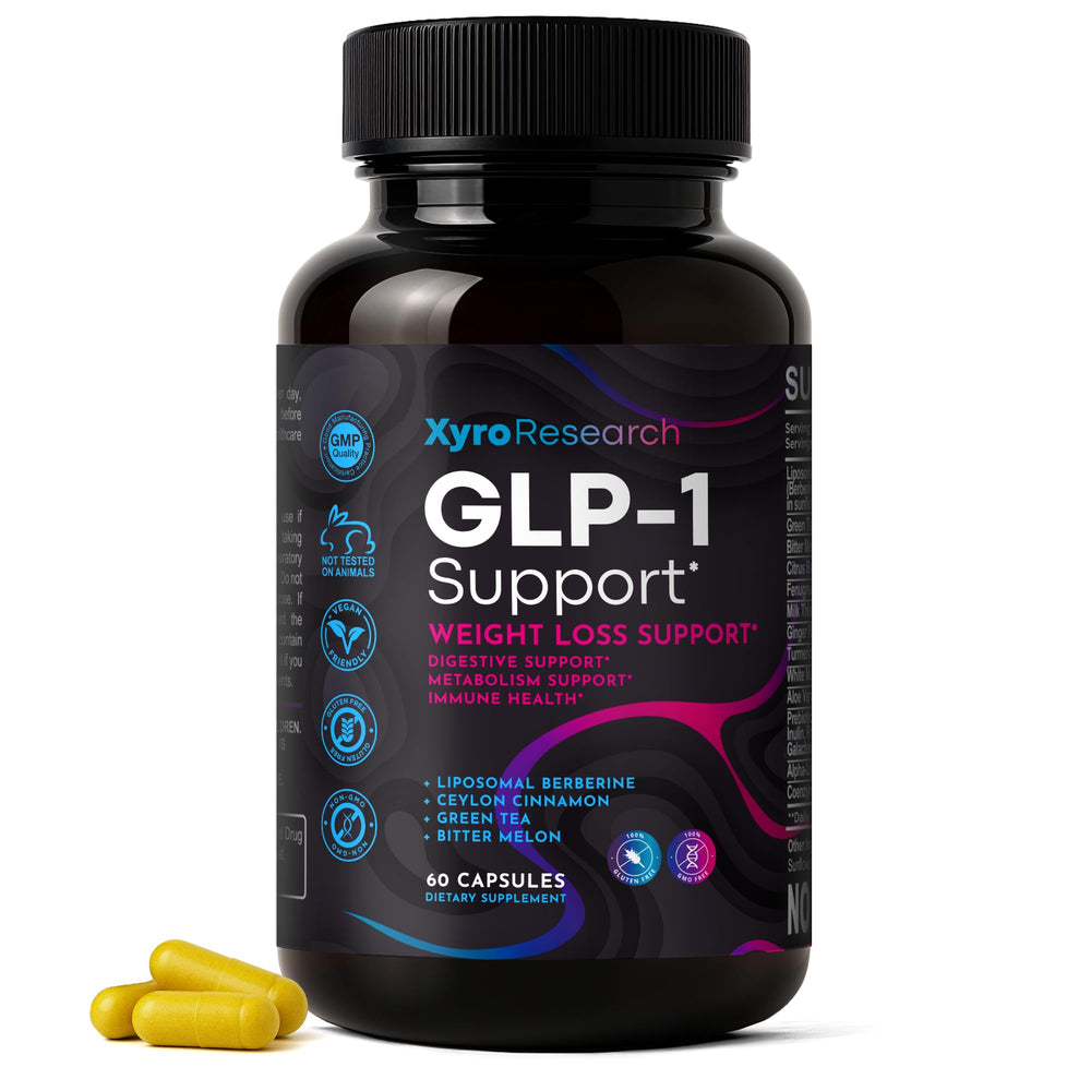 Bottle of Xyro GLP-1 Weight Loss Supplement