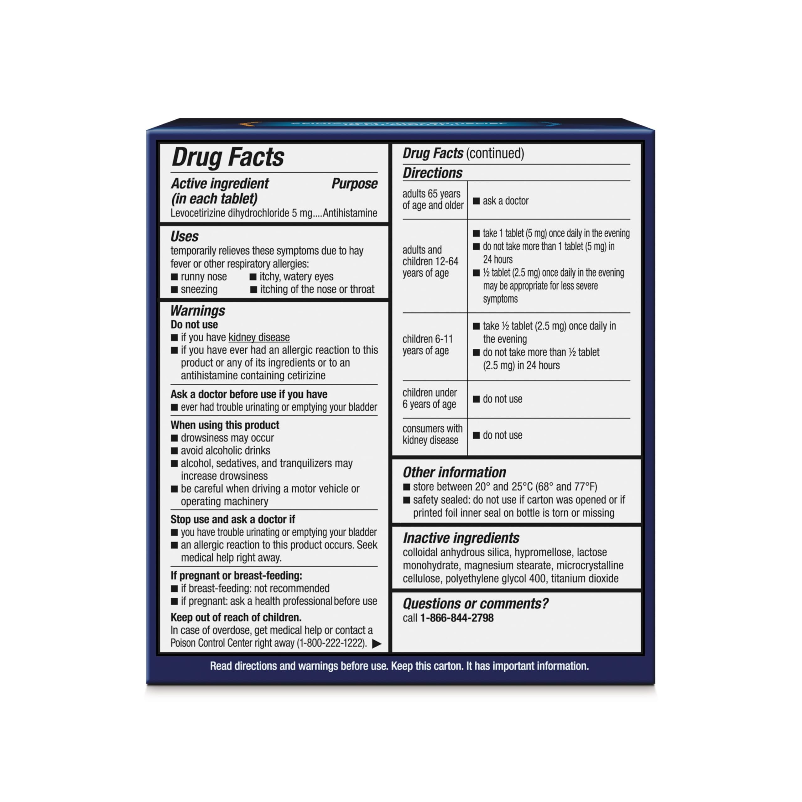 Xyzal pills closeup shows a 5 mg dose for steady relief.
