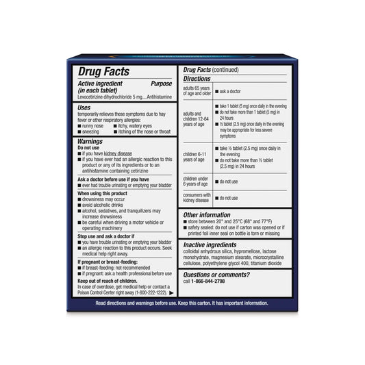 Xyzal pills closeup shows a 5 mg dose for steady relief.