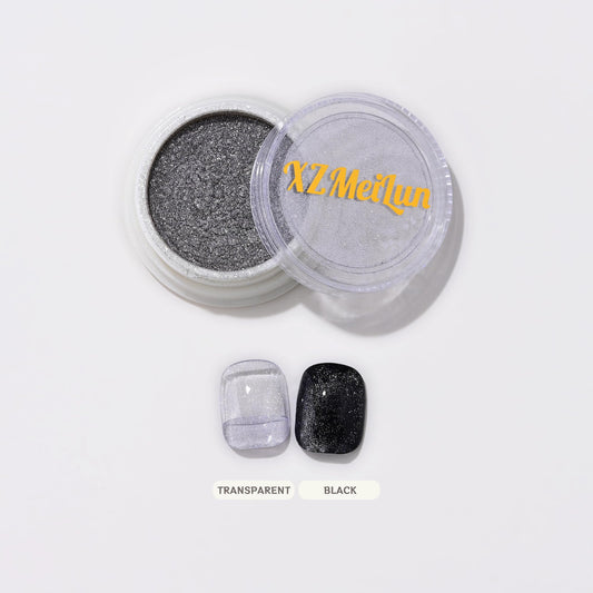XZMeiLun silver mirror pigment delivers luminous shimmer for standout manicures