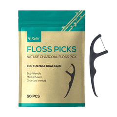 100-count pack of dental floss picks in recyclable packaging