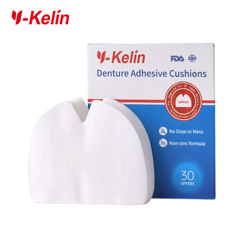Natural seaweed-based denture adhesive cushion from Y-Kelin