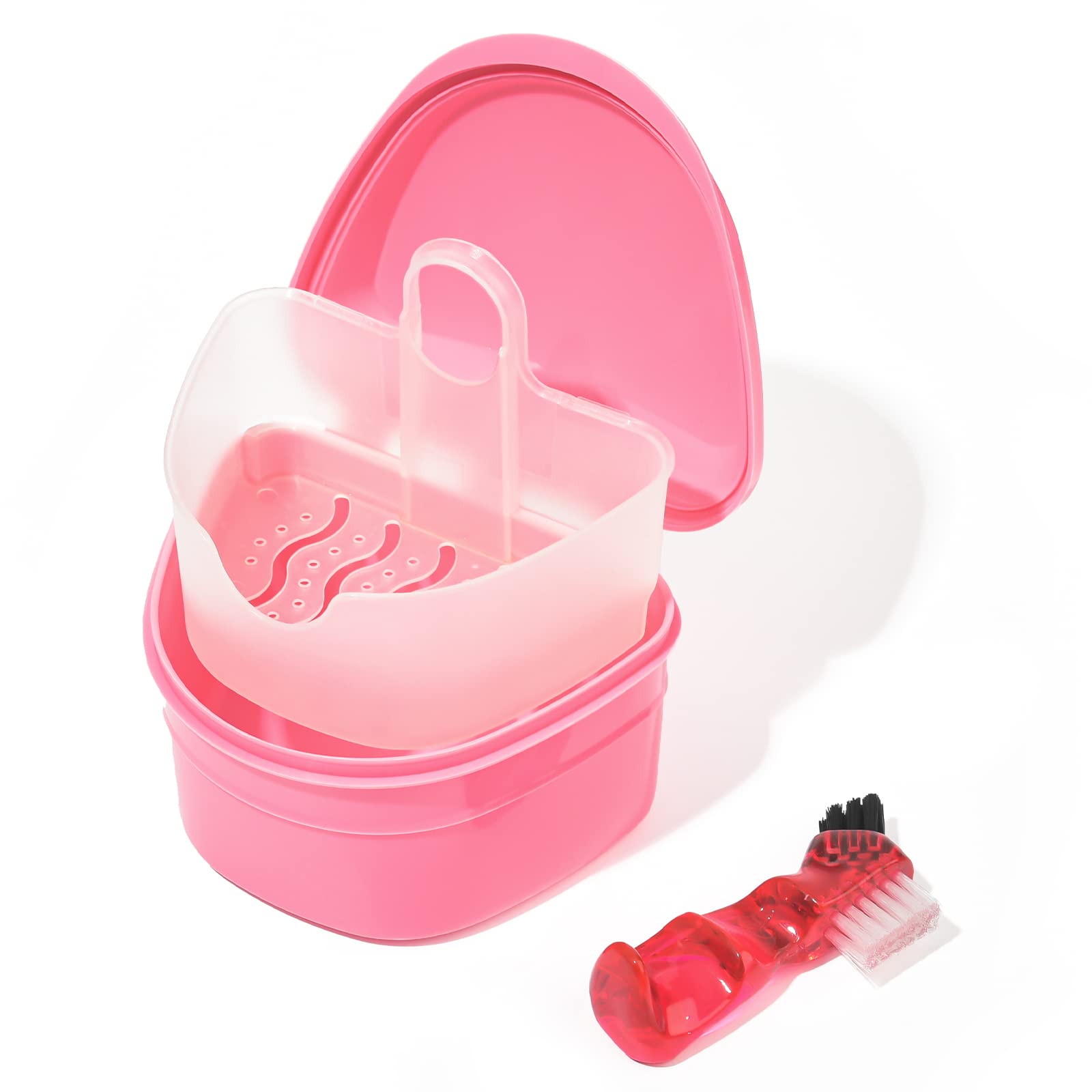 Y-Kelin pink denture bath box