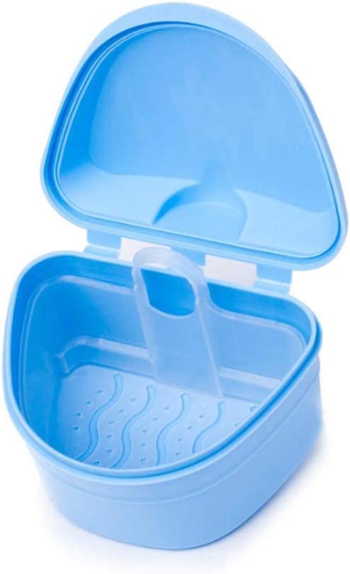 Denture Cleaning Box dimensions 9.5 x 8.5 x 7.5 cm