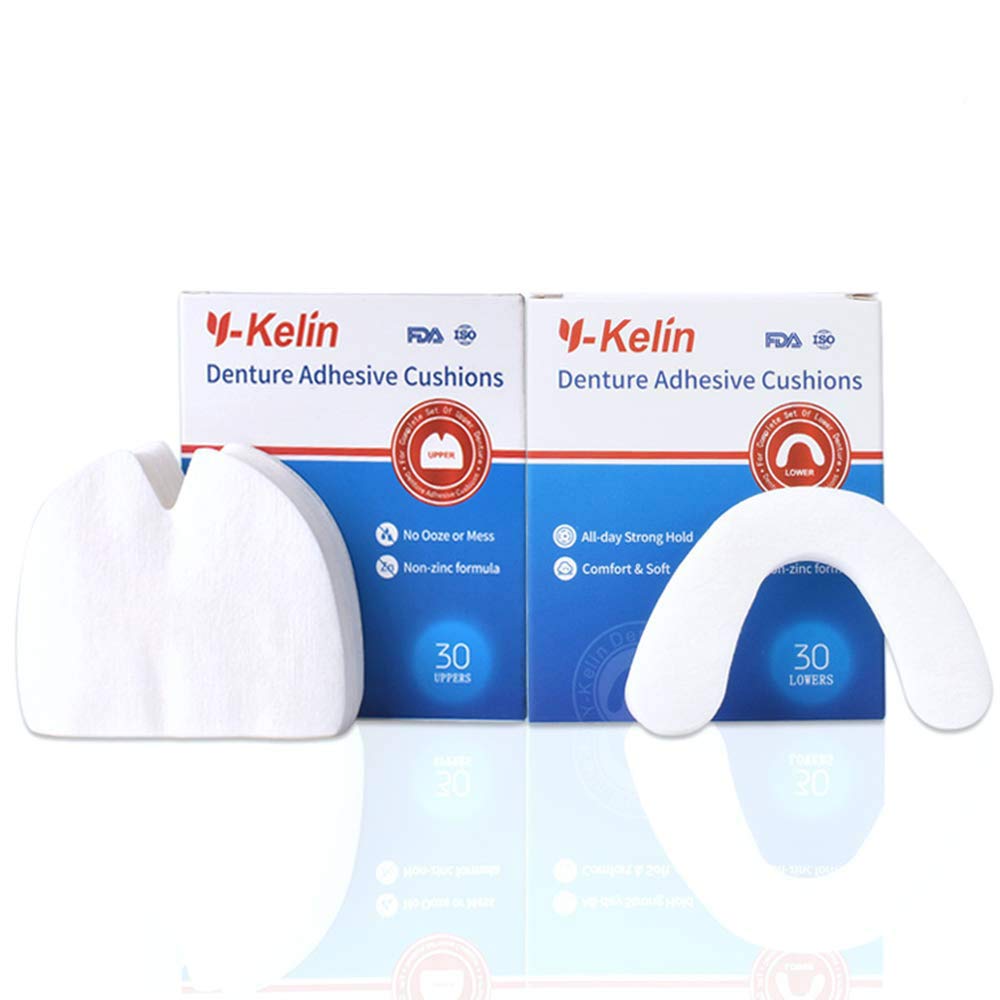 Y-Kelin Denture Cushions product shot for uppers and lowers