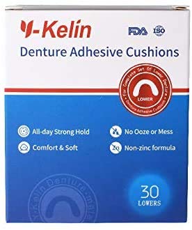 Adhesive-free denture pads for sore gums