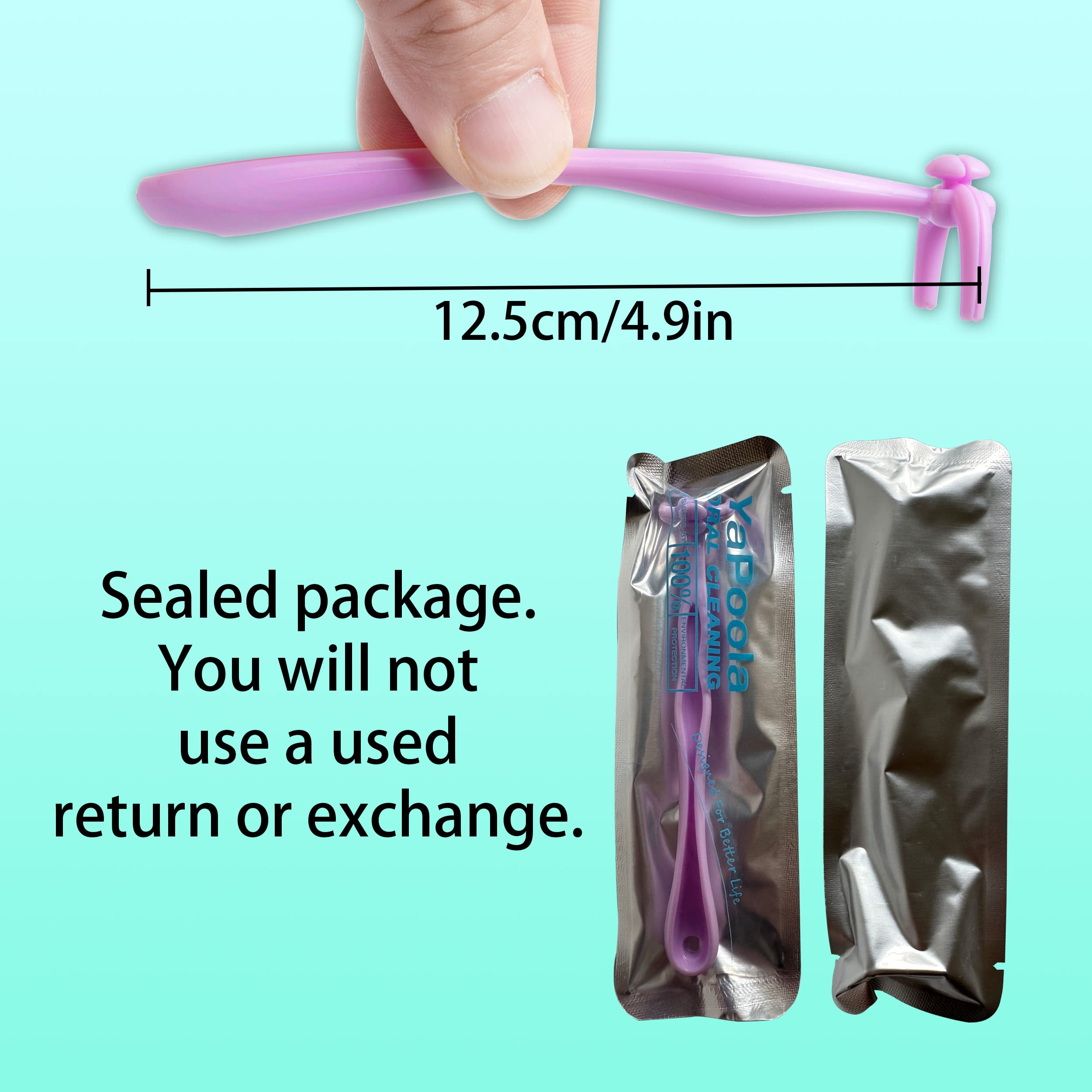 Reusable dental floss handle with floss