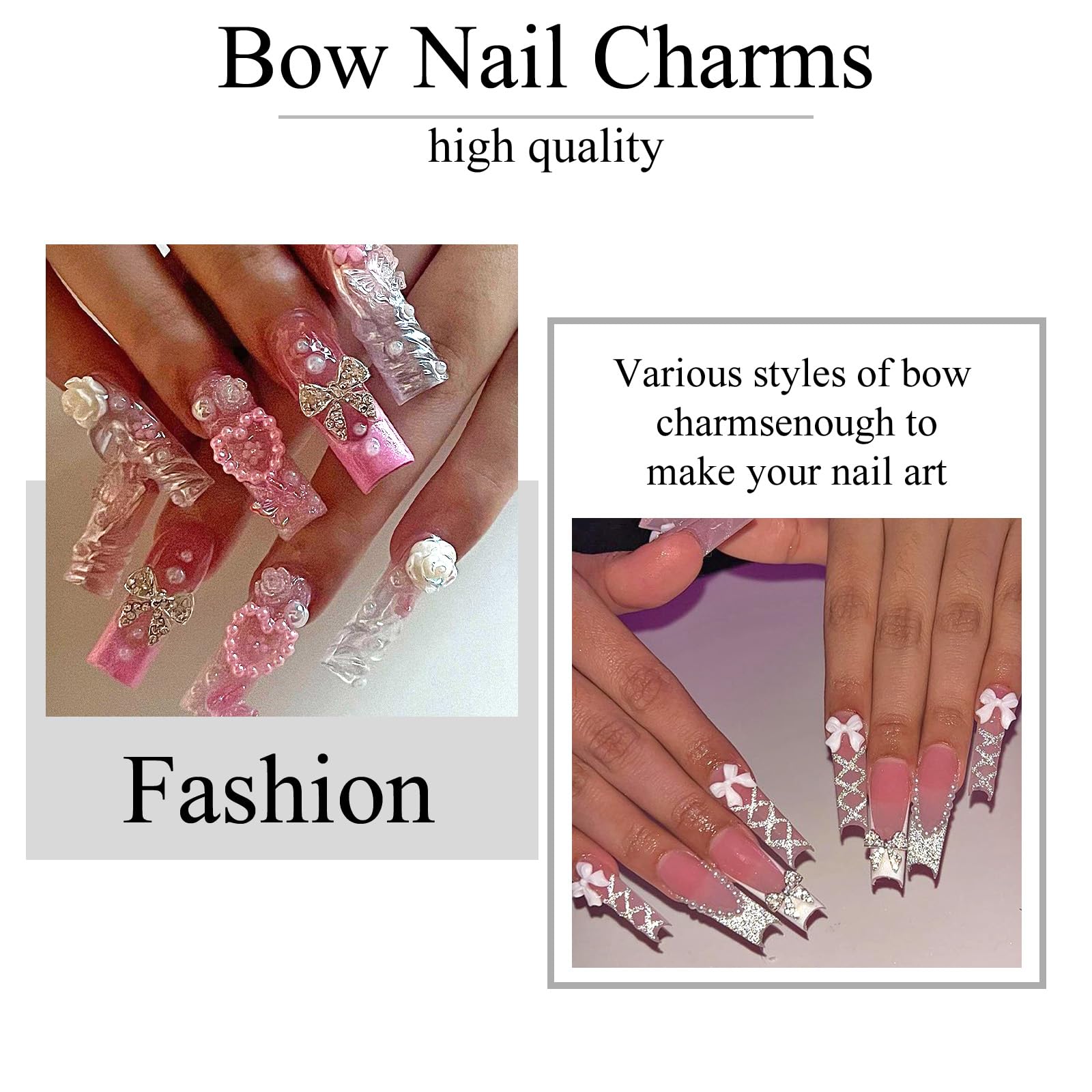 YAEISM gift-ready bow nail charms kit for crafters.