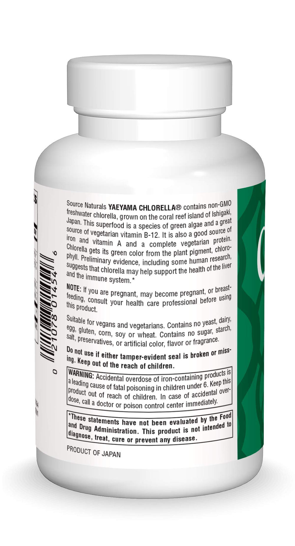 Label highlights vegan and B12* information