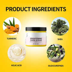 YAFUSIPE natural turmeric kojic close-up highlights key ingredients