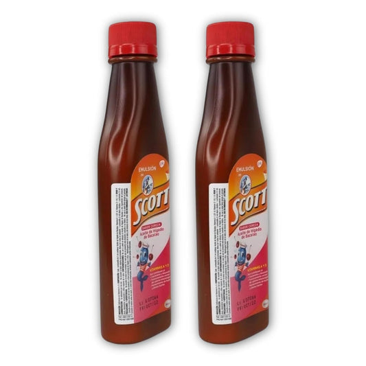 Close-up of Yahve cod liver oil emulsion label with vitamins A and D and calcium