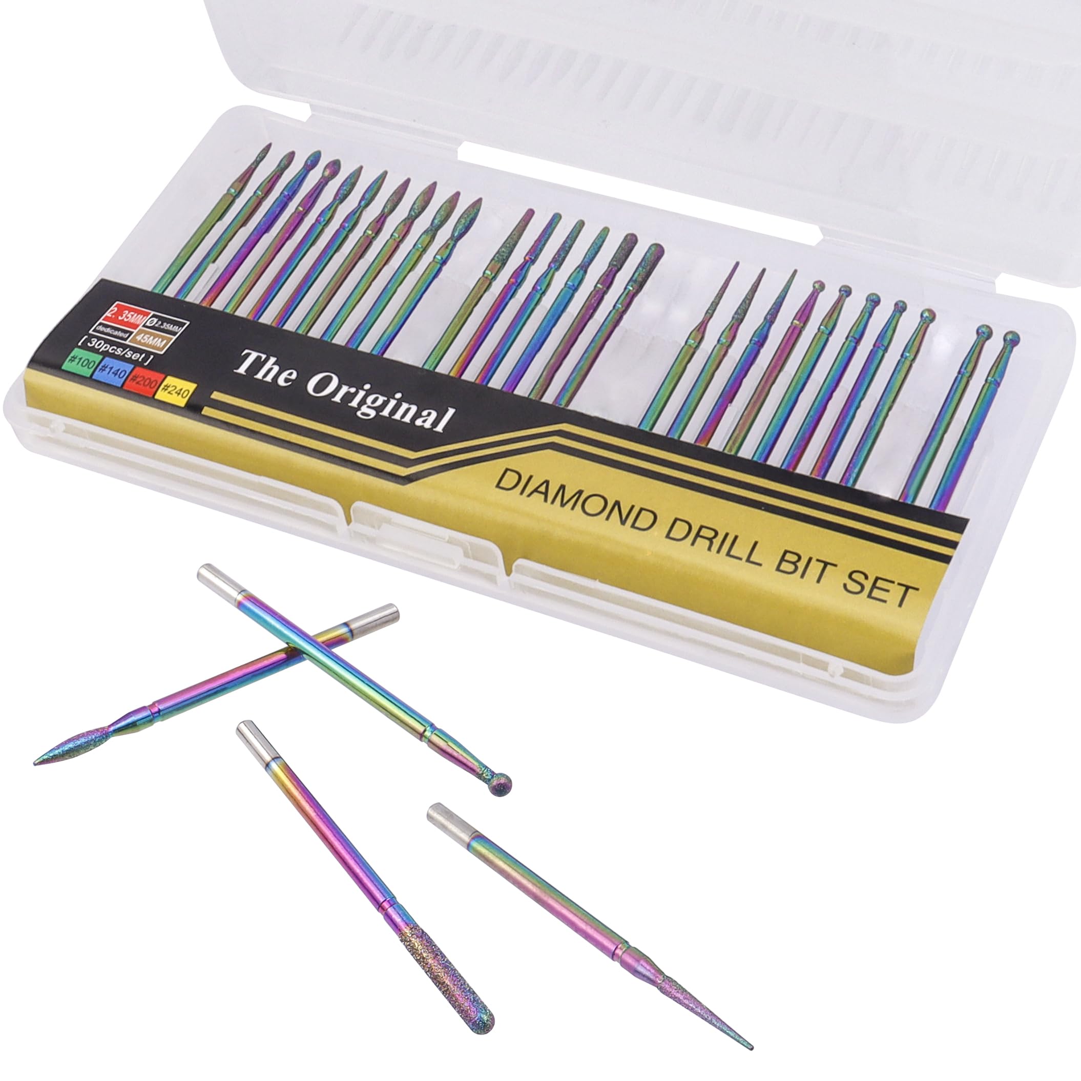 YAKAMOZ needle diamond bit for precise corner cleaning