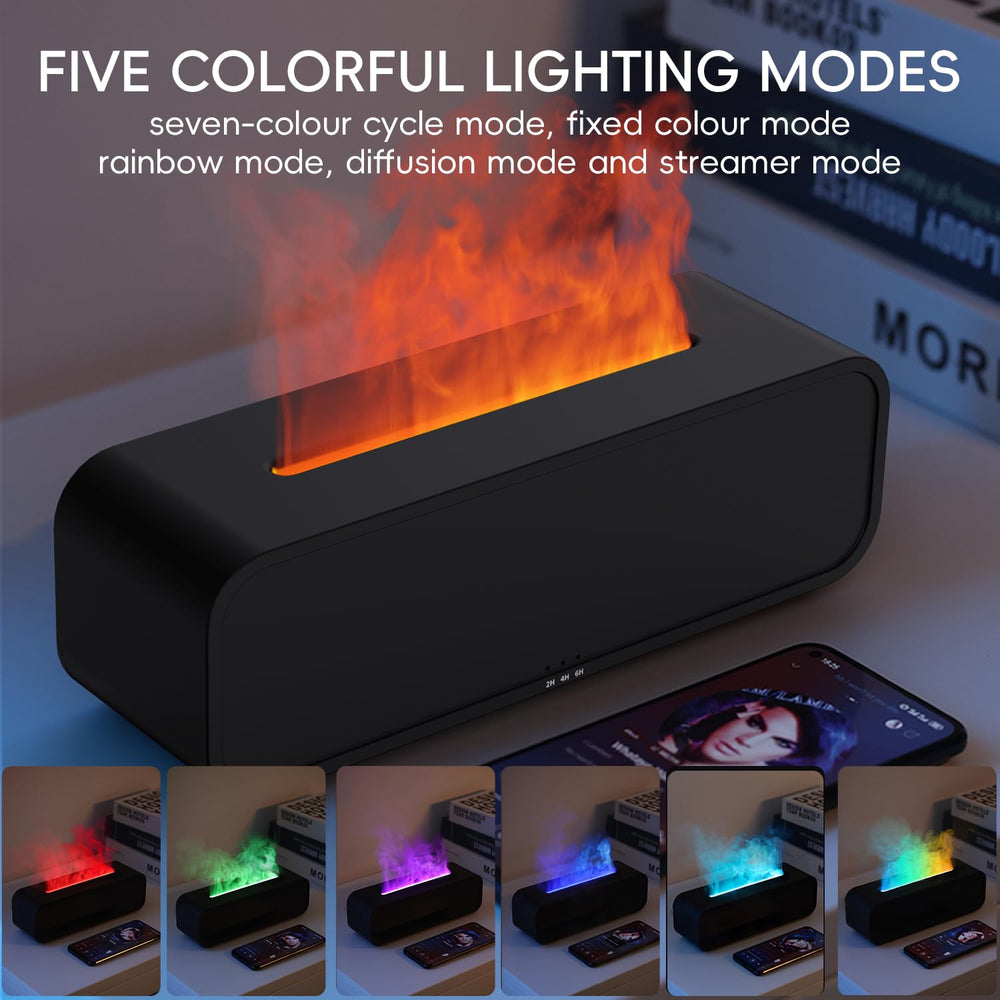 Side view of YALEDI diffuser showing remote control