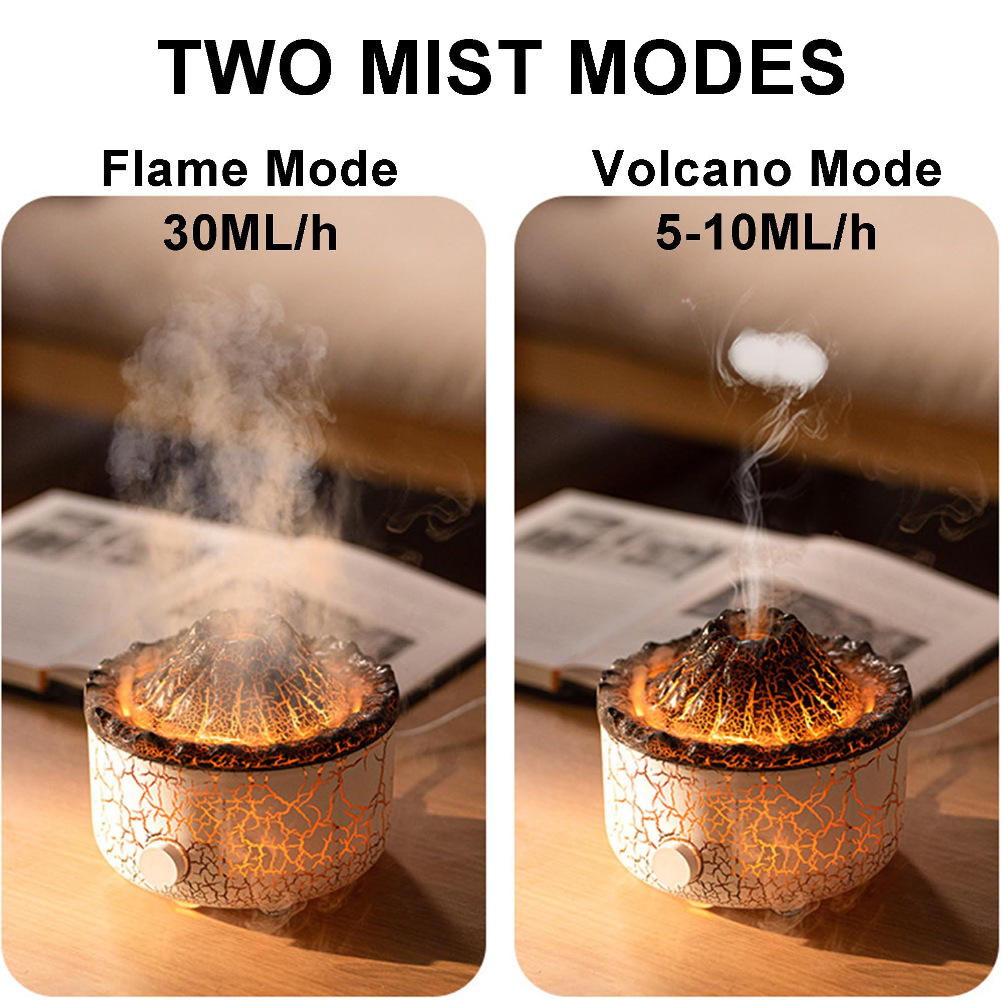 YALEDI diffuser showing 2 mist modes