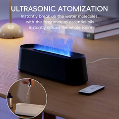 YALEDI diffuser showing fixed-color and cycle color lighting modes
