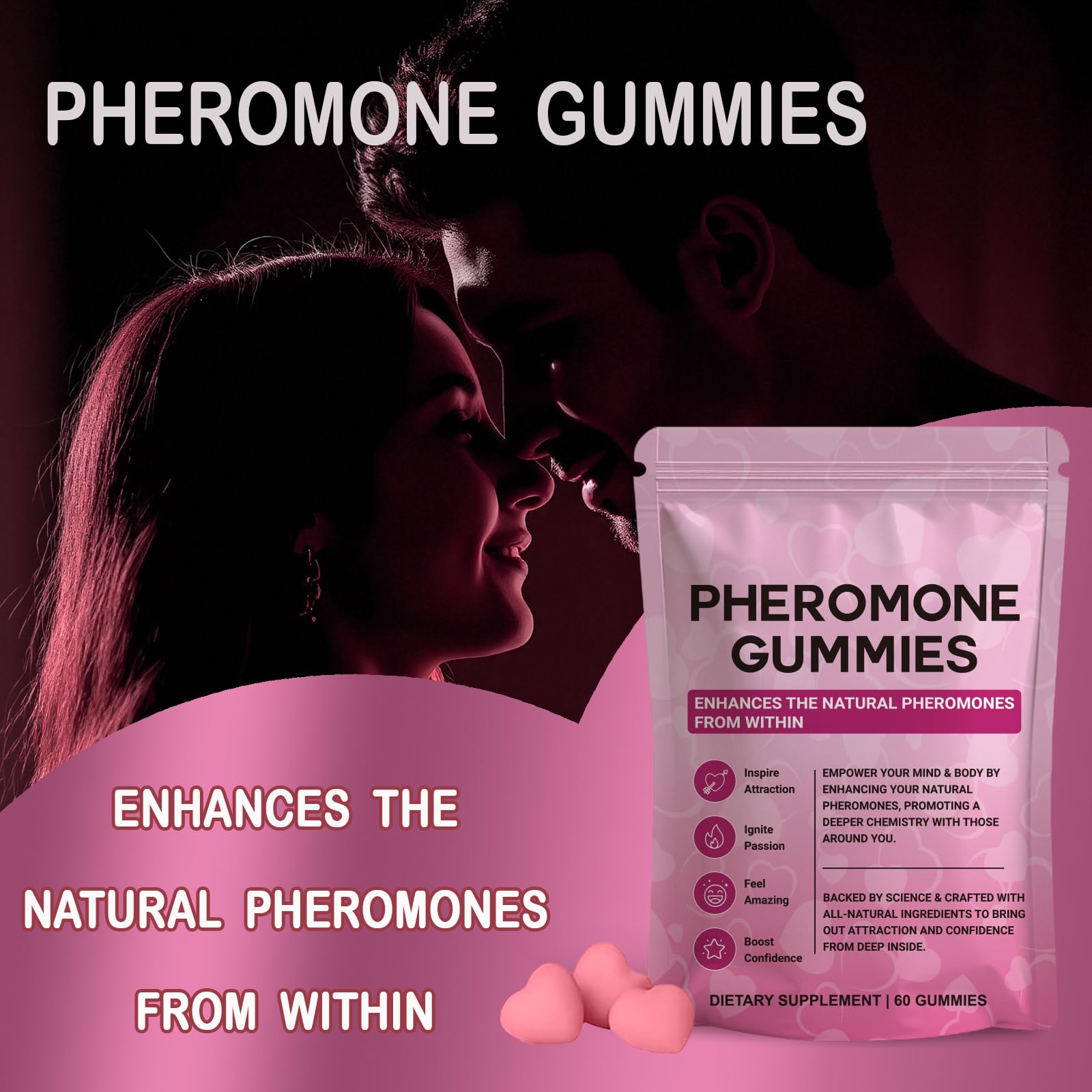 Parsley and L-Arginine blend in Yalei Gummies
