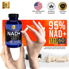 Liposomal NAD+ capsules for enhanced absorption