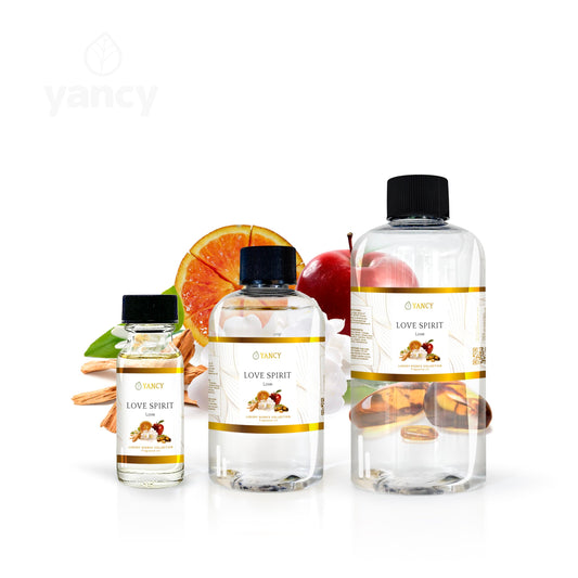 YANCY Love Spirit fragrance oil packaging and bottle for 4 oz size