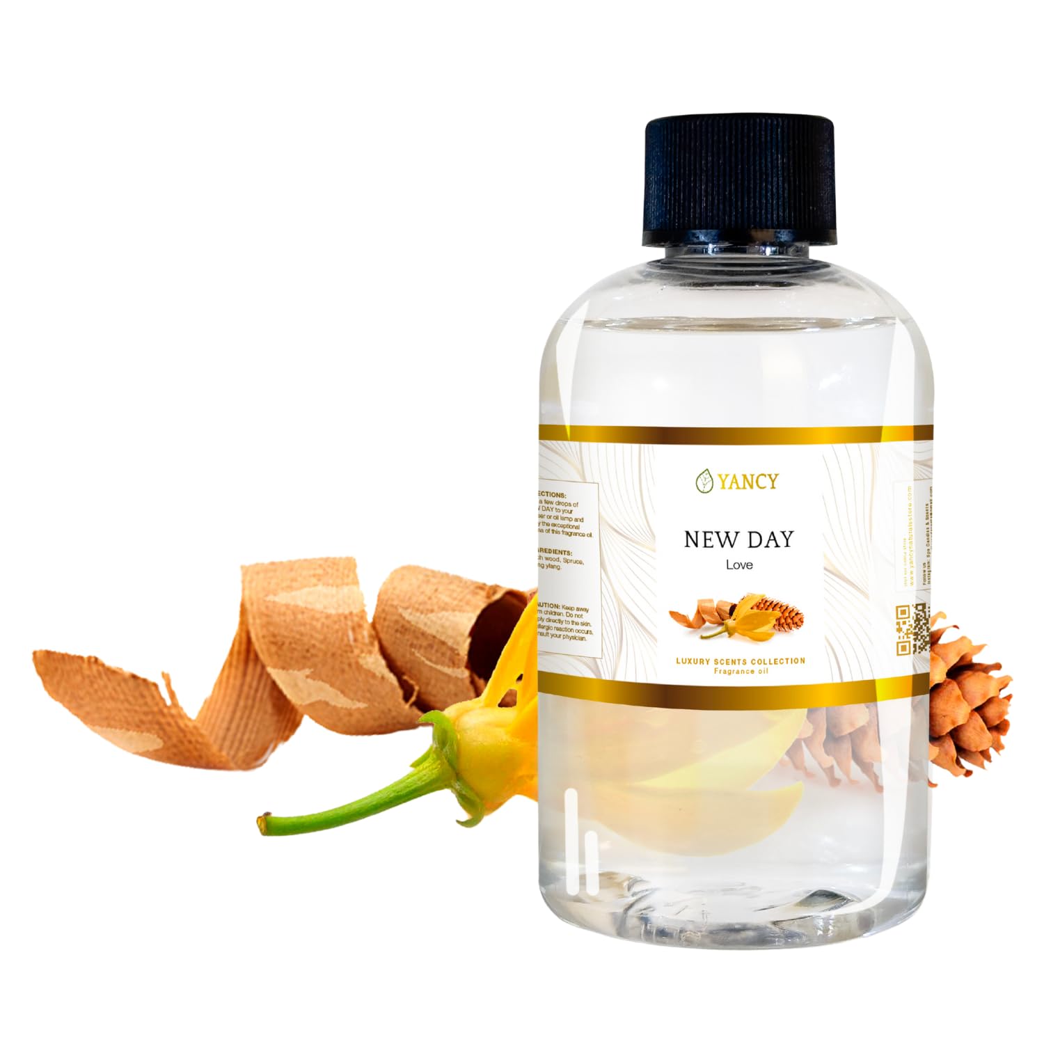 YANCY New Day Luxury Collection Fragrance Oil (4 oz) front view