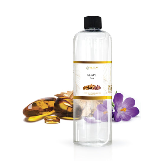 YANCY Scape Luxury Collection Fragrance Oil Sandalwood & Amber (16 oz)