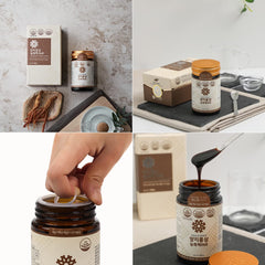 Product packaging featuring certifications and batch information