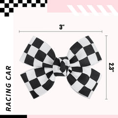 YanJie premium fabric bow with secure clip prevents snagging hair.