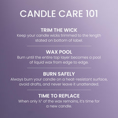 Room ambience with Yankee Candle Lavendar & Oak creating inviting scent