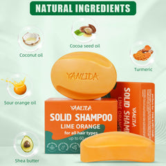 YANLIDA travel-size solid shampoo bar perfect for on-the-go