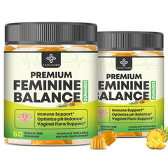 Hero shot: YANLUOBO Feminine Balance Probiotic Gummies bottle