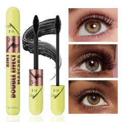 Yanqina mascara final look highlights dramatic yet natural lashes.