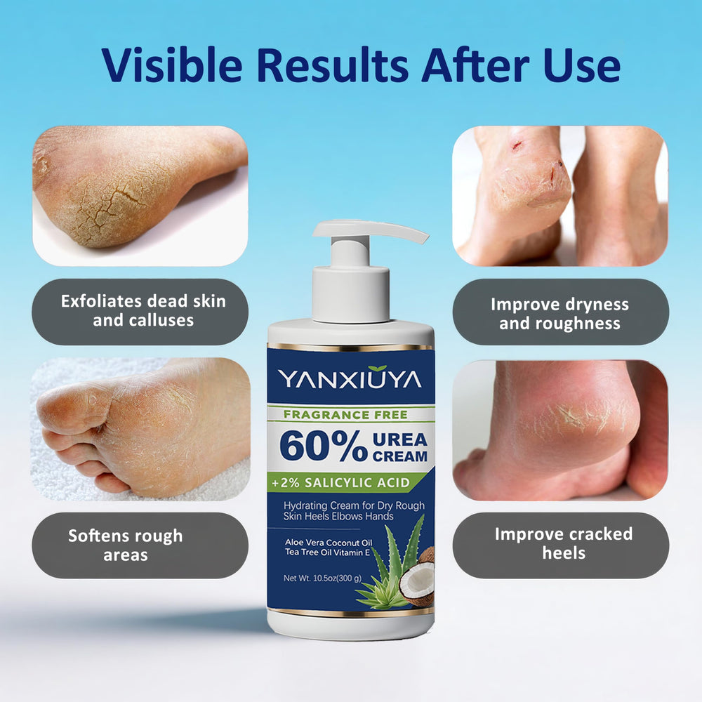 YANXIUYA Fast absorbing foot moisturizer with non greasy feel.