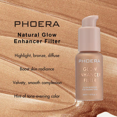 Yaper PHOERA Skin Glow Tint application demonstrates easy, even finish